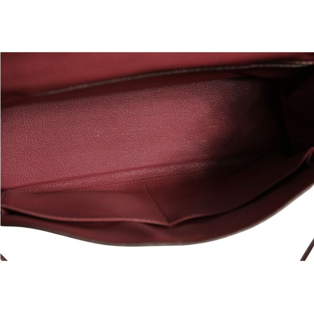 Hermès Kelly 32 Rouge H Togo Retourne Women's Palladium - Picture 5 of 6